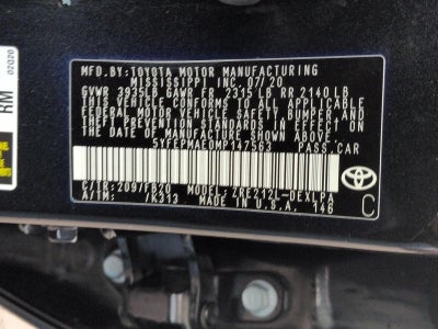 2021 Toyota Corolla LE CVT (Natl)