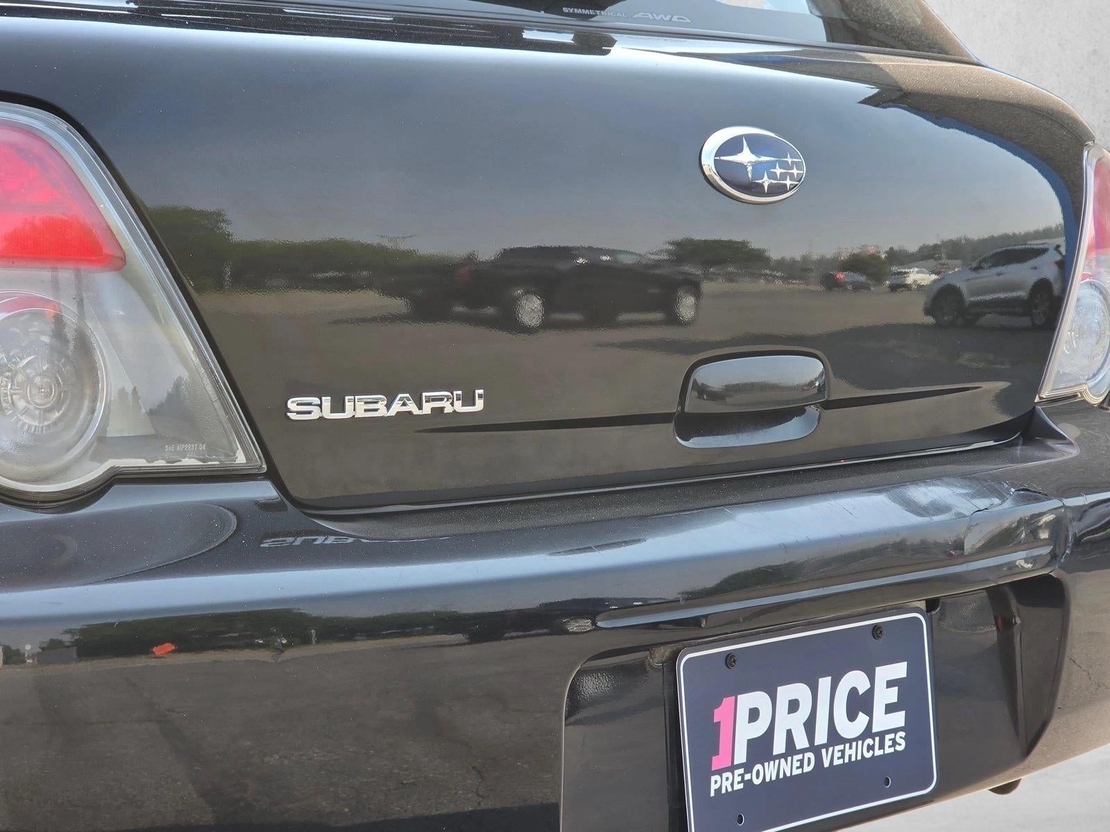 2006 Subaru Impreza Wagon Wgn 2.5 WRX Limited Manual Black Int