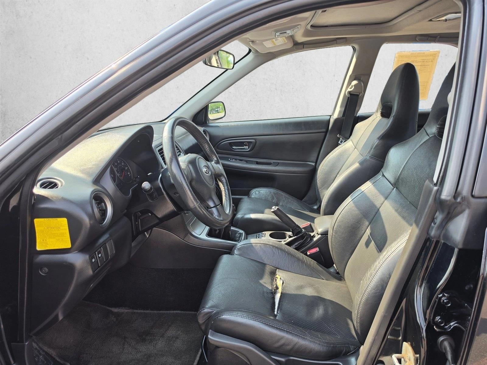 2006 Subaru Impreza Wagon Wgn 2.5 WRX Limited Manual Black Int