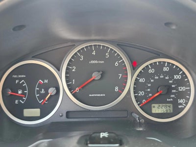 2006 Subaru Impreza Wagon Wgn 2.5 WRX Limited Manual Black Int