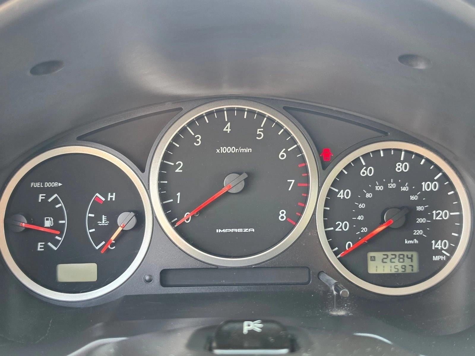 2006 Subaru Impreza Wagon Wgn 2.5 WRX Limited Manual Black Int