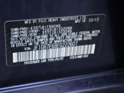 2014 Subaru Impreza Wagon WRX Premium 5-door Manual Wagon