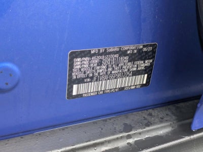 2023 Subaru WRX Premium Manual
