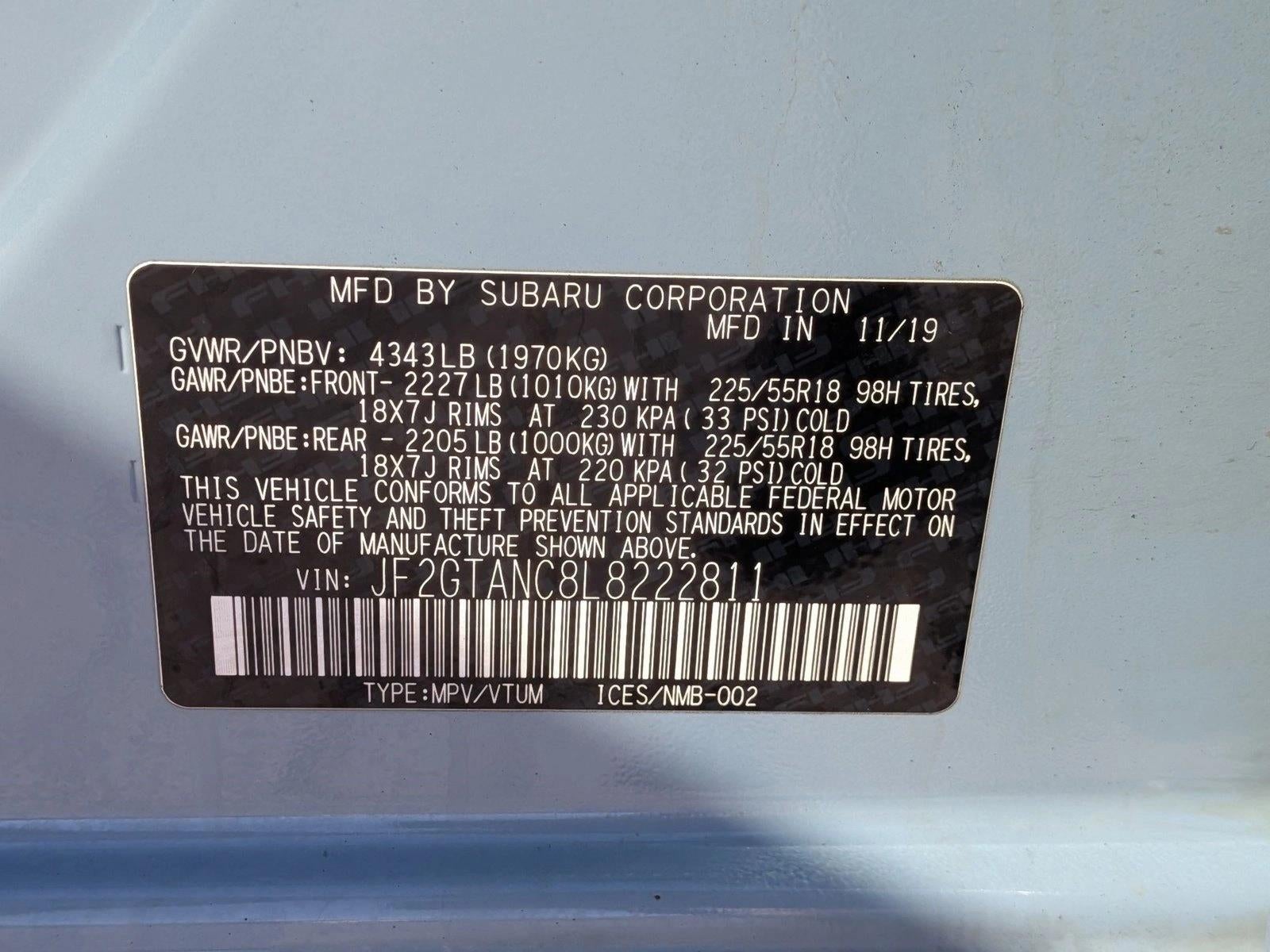 2020 Subaru Crosstrek Limited CVT