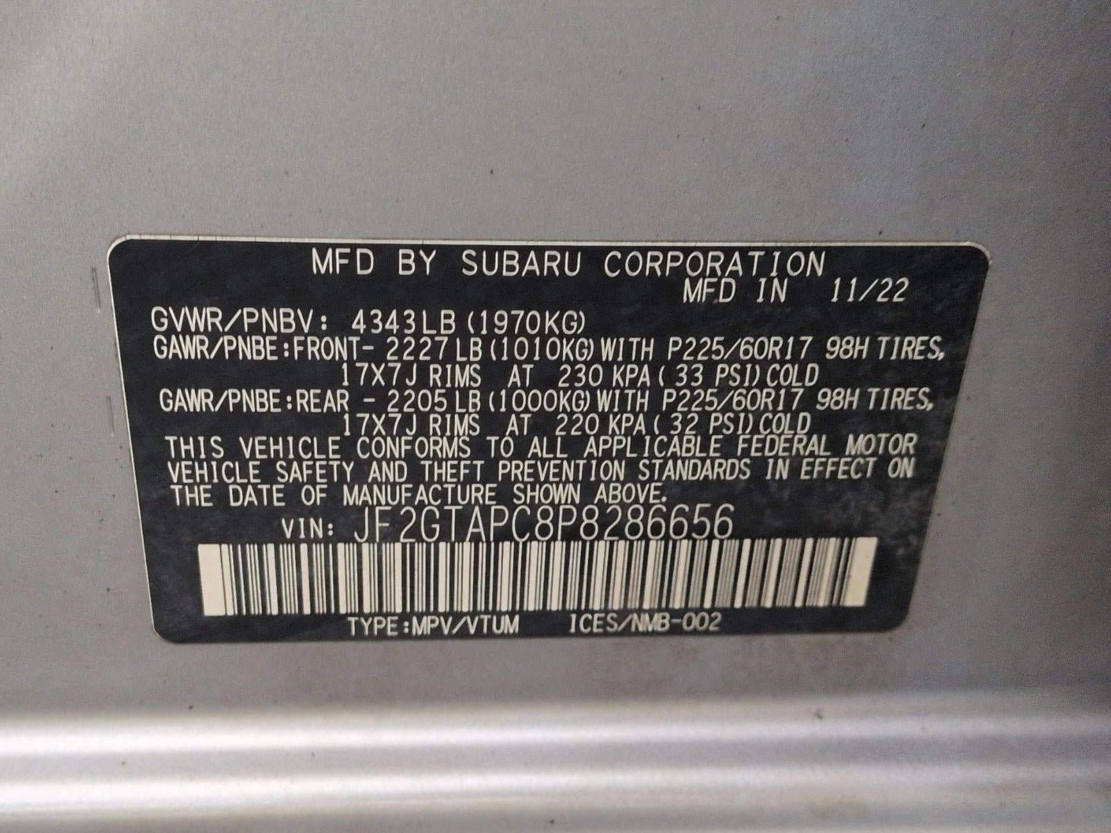 2023 Subaru Crosstrek Premium CVT