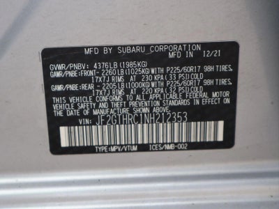 2022 Subaru Crosstrek Sport CVT