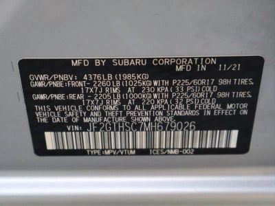 2021 Subaru Crosstrek Sport CVT