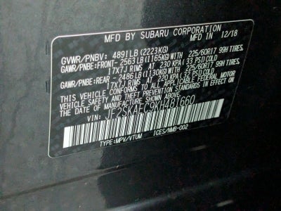 2019 Subaru Forester 2.5i Premium