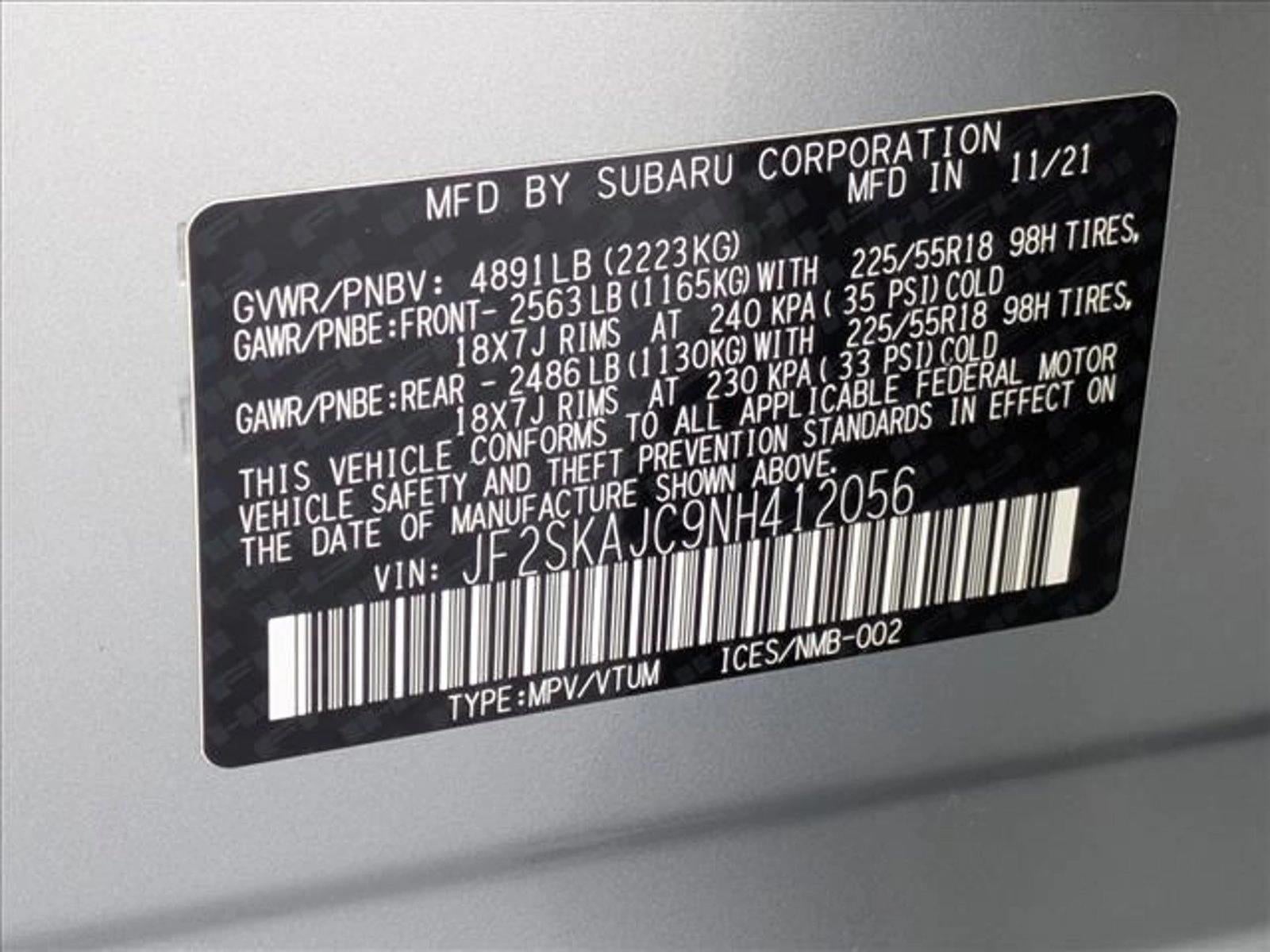 2022 Subaru Forester Sport CVT