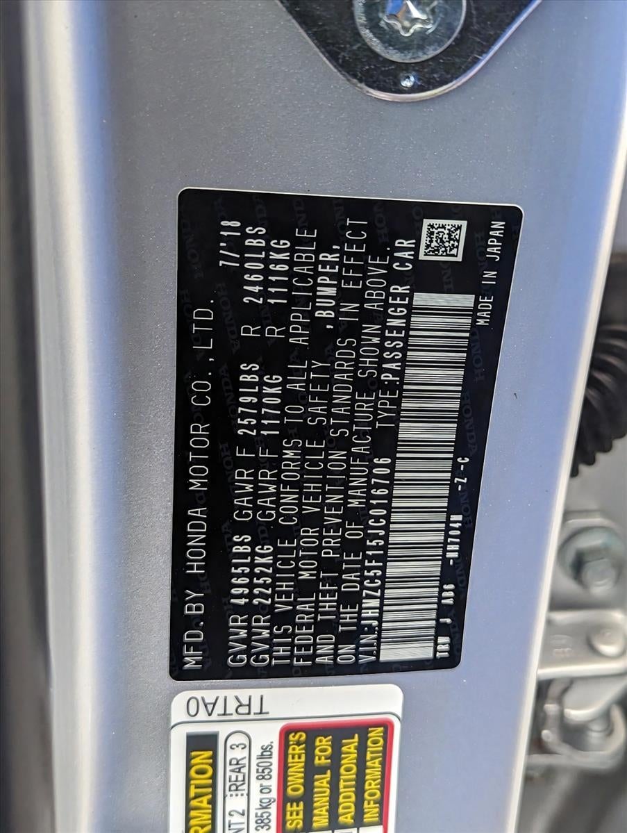 2018 Honda Clarity Plug-In Hybrid Sedan