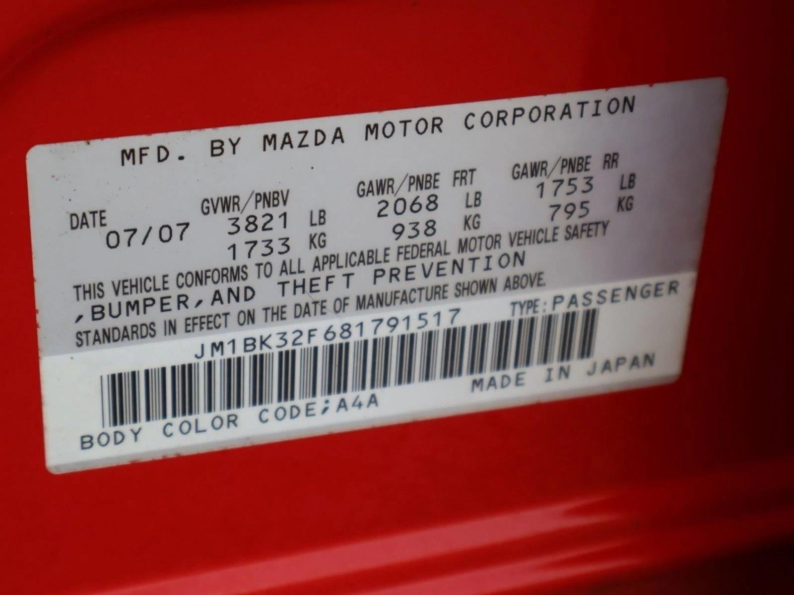 2008 Mazda Mazda3 4dr Sdn Auto i Touring *Ltd Avail*