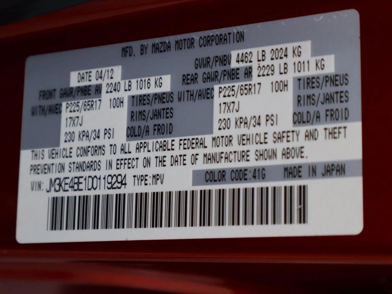 2013 Mazda Mazda CX-5 AWD 4dr Auto Sport