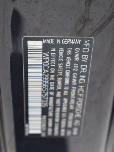 2006 Porsche 911 2dr Cabriolet Carrera