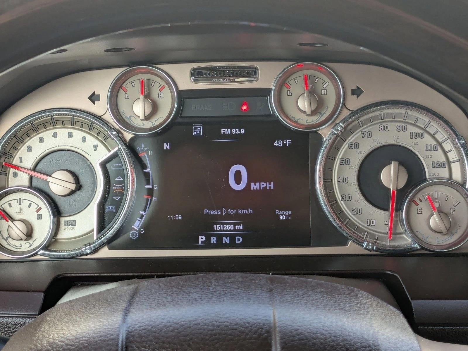 2016 RAM 1500 4WD Crew Cab 6.4 Ft Box Longhorn