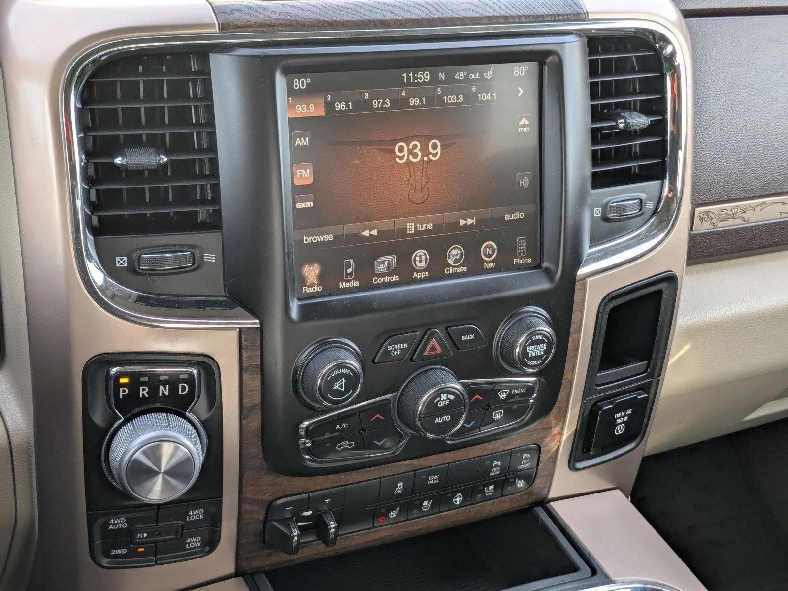 2016 RAM 1500 4WD Crew Cab 6.4 Ft Box Longhorn