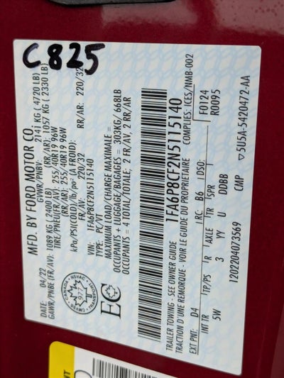 2022 Ford Mustang GT Premium Fastback