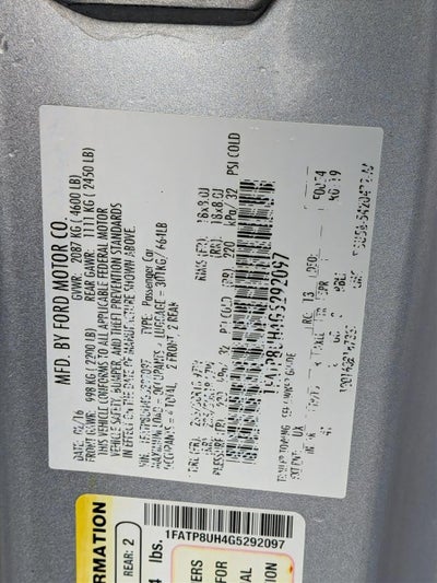 2016 Ford Mustang 2dr Conv EcoBoost Premium