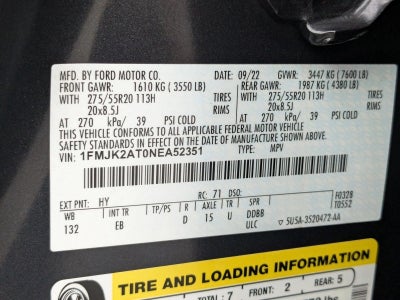 2022 Ford Expedition Max Limited 4x4