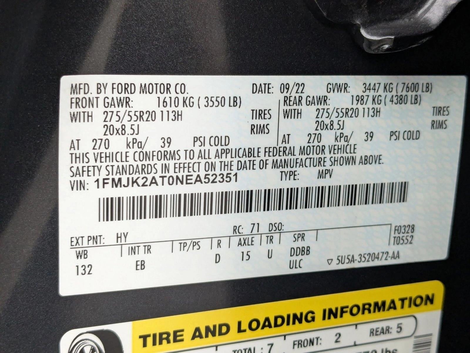 2022 Ford Expedition Max Limited 4x4