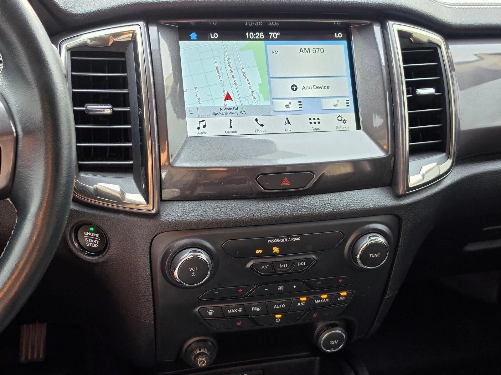 2019 Ford Ranger LARIAT 4WD SuperCrew 5' Box