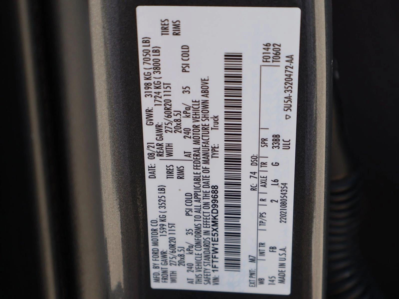 2021 Ford F-150 XLT 4WD SuperCrew 5.5' Box