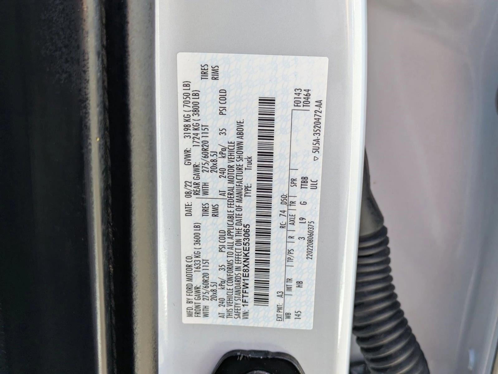 2022 Ford F-150 LARIAT 4WD SuperCrew 5.5' Box