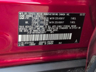 2025 Toyota RAV4 LE AWD (Natl)