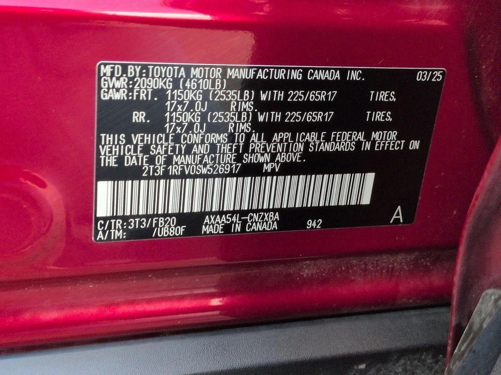 2025 Toyota RAV4 LE AWD (Natl)