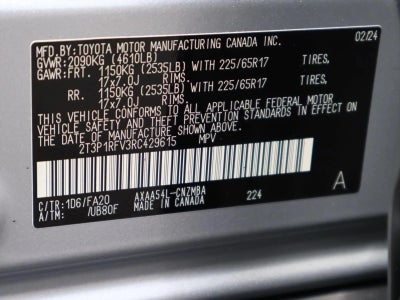 2024 Toyota RAV4 XLE AWD (Natl)