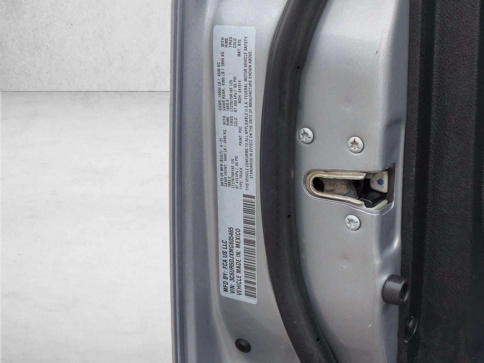 2021 RAM 2500 Big Horn 4x4 Crew Cab 6'4" Box