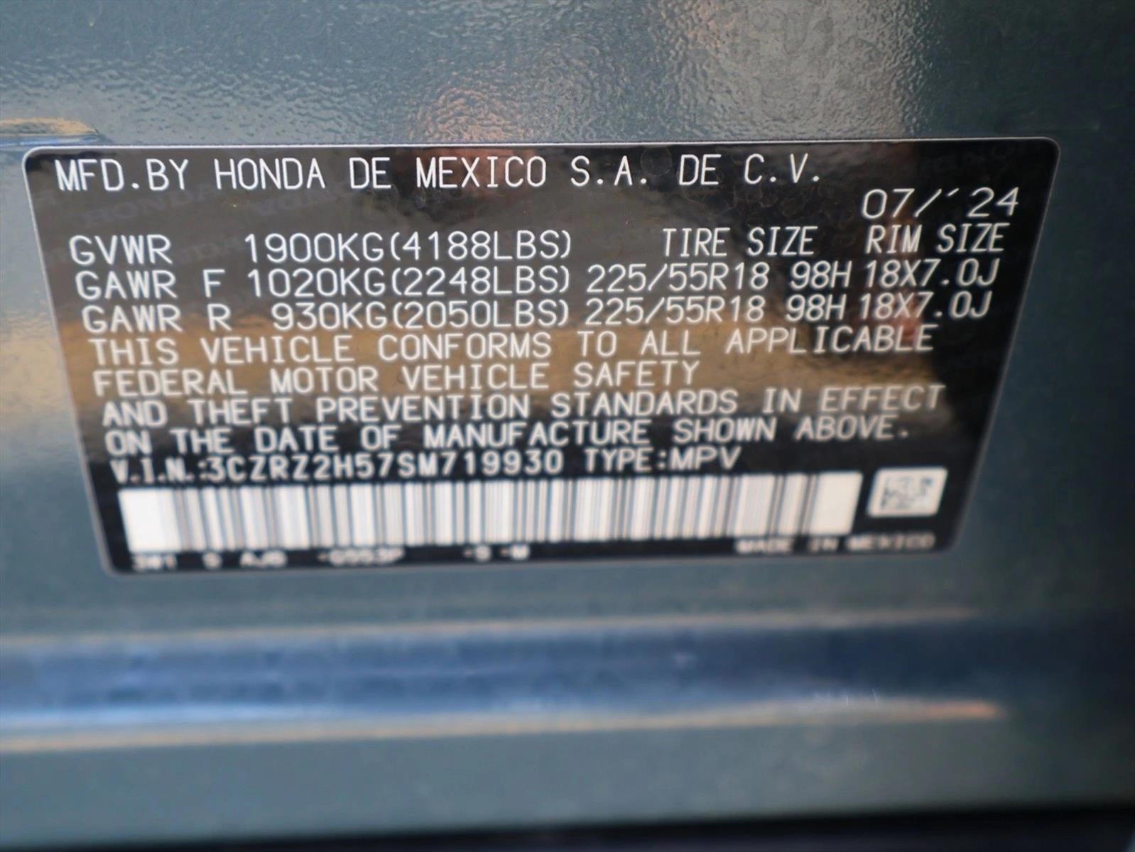 2025 Honda HR-V Sport AWD CVT