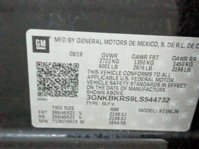 2020 Chevrolet Blazer AWD RS