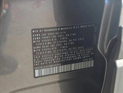 2022 Volkswagen Tiguan 2.0T SE 4MOTION