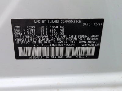 2022 Subaru Impreza Sport 5-door CVT