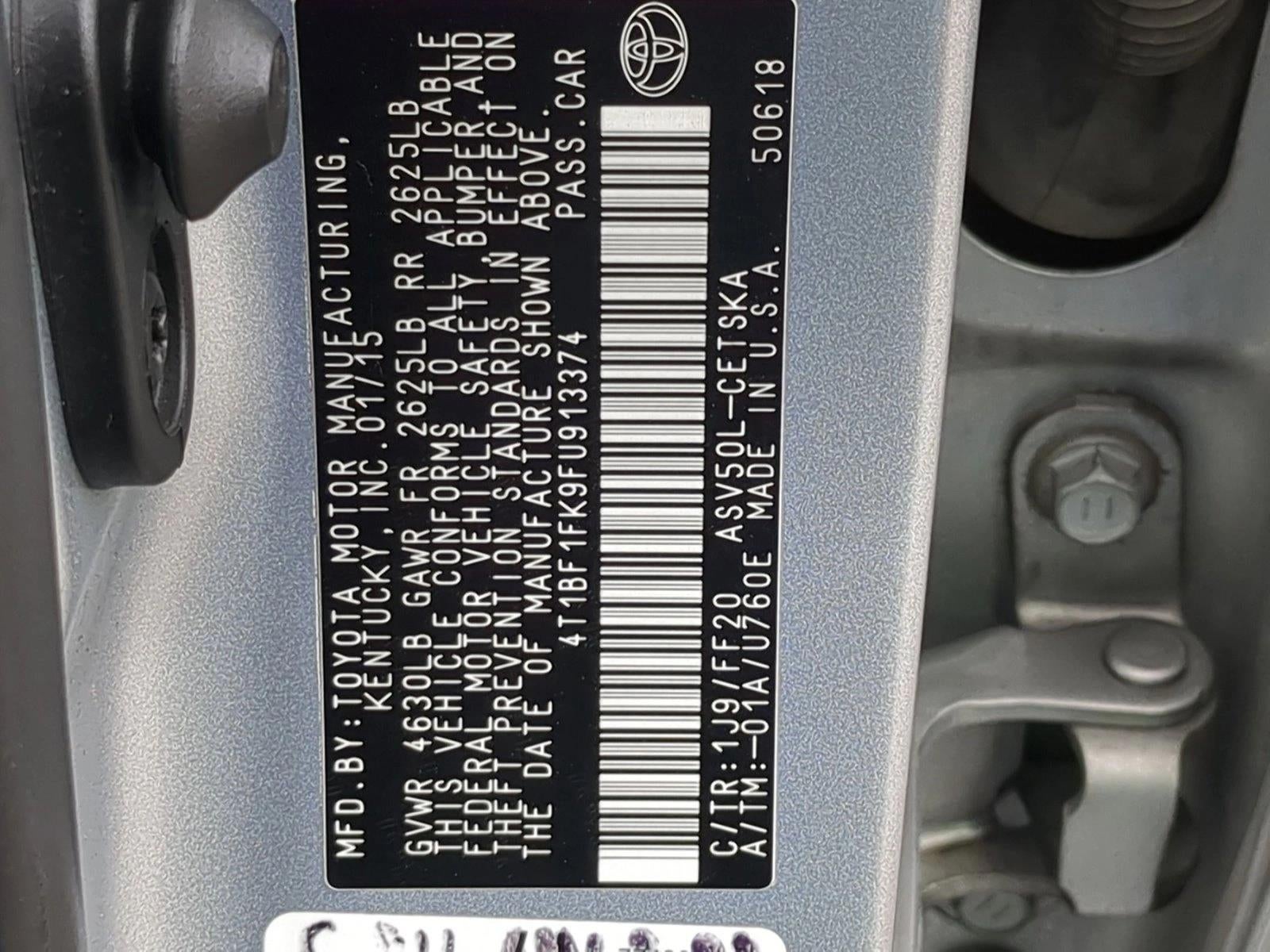 2015 Toyota Camry 4dr Sdn I4 Auto SE (SE)