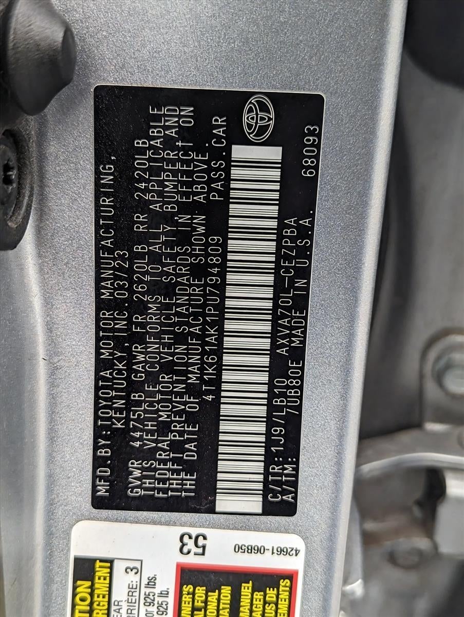 2023 Toyota Camry XSE Auto (Natl)