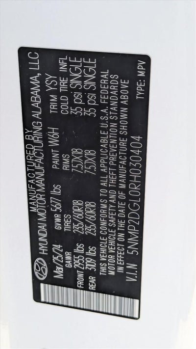 2024 Hyundai SANTA FE SEL AWD