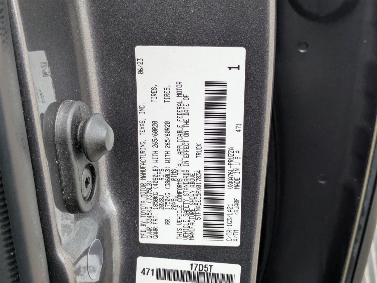 2023 Toyota Tundra 4WD 4WD Platinum CrewMax 6.5' Bed (Natl)