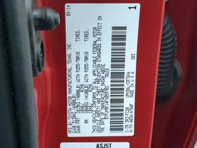 2015 Toyota Tundra 4WD Truck 4WD Double Cab Standard Bed 4.6L V8 SR5 (Natl)