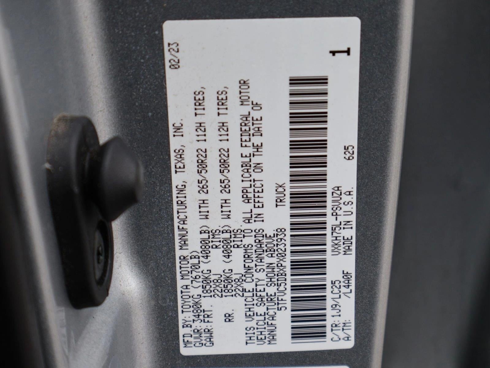 2023 Toyota Tundra 4WD 4WD Capstone Hybrid CrewMax 5.5' Bed (Natl)