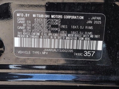 2025 Mitsubishi Outlander Sport SE 2.0 AWC