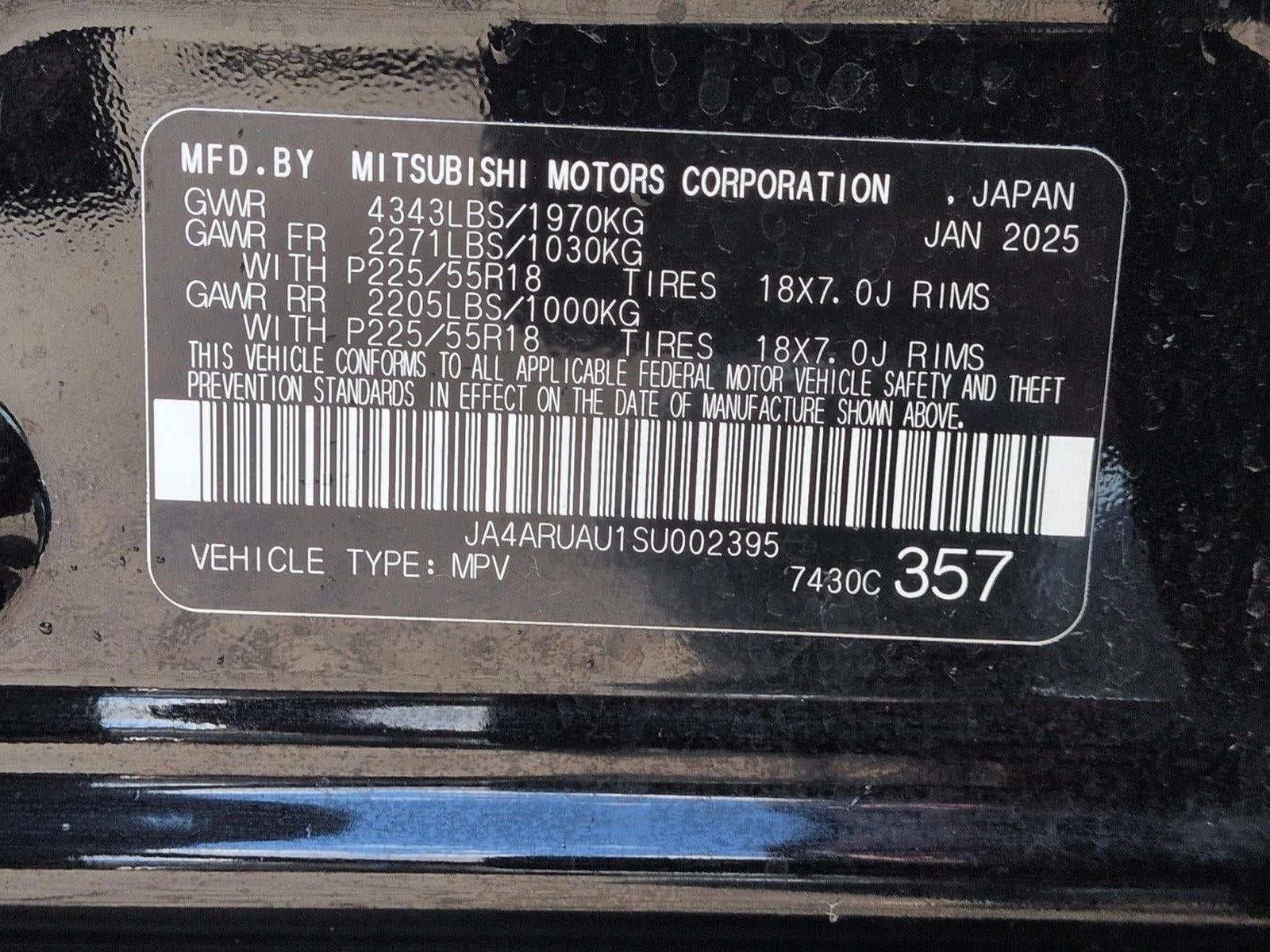 2025 Mitsubishi Outlander Sport SE 2.0 AWC