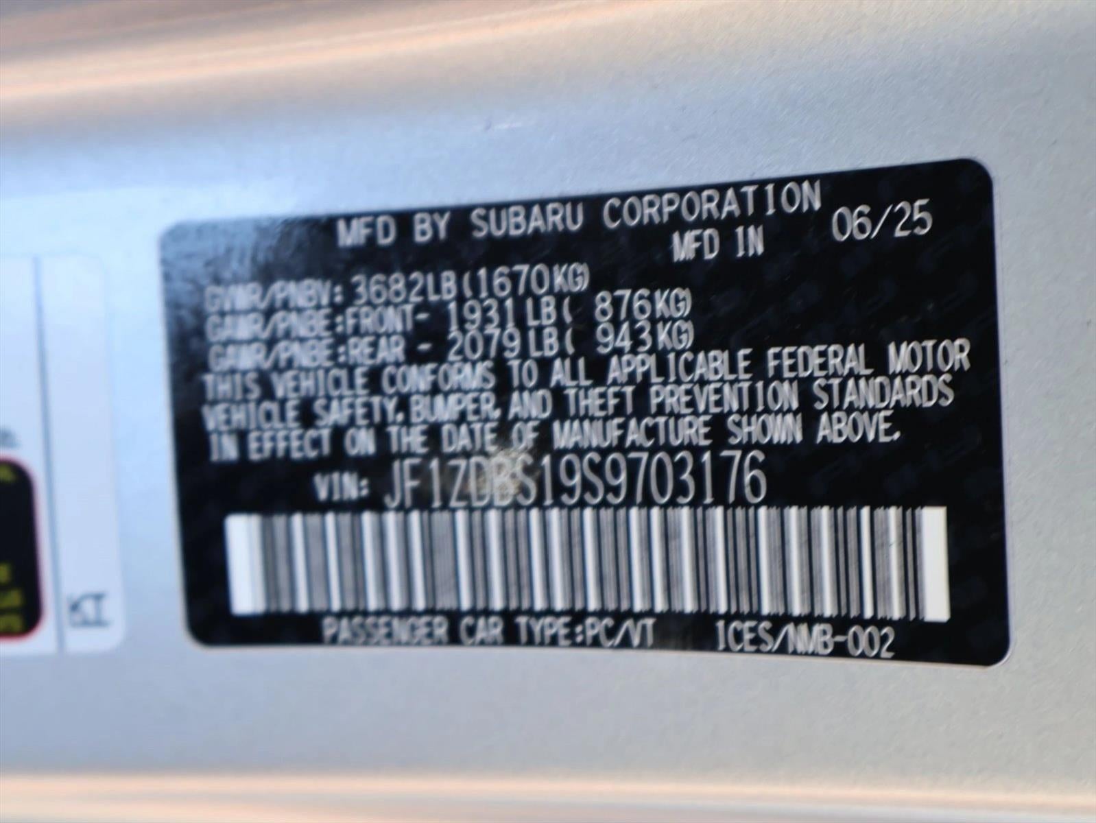 2025 Subaru BRZ tS Manual