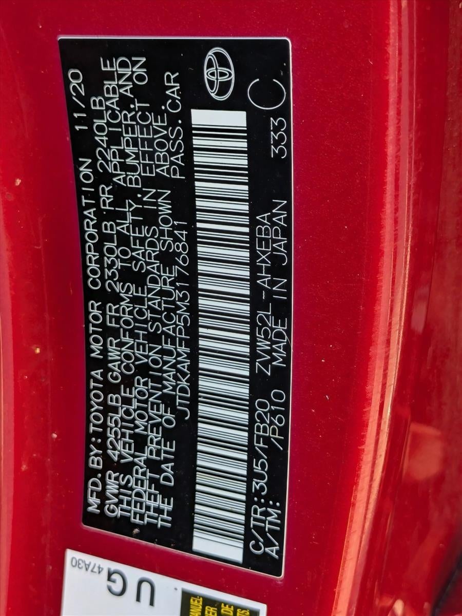 2021 Toyota Prius Prime LE (Natl)