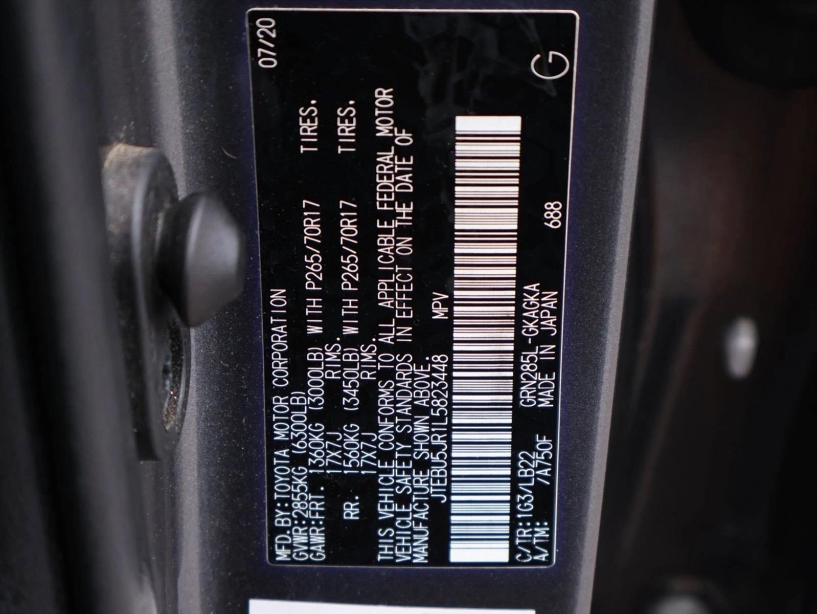2020 Toyota 4Runner SR5 Premium 4WD (Natl)