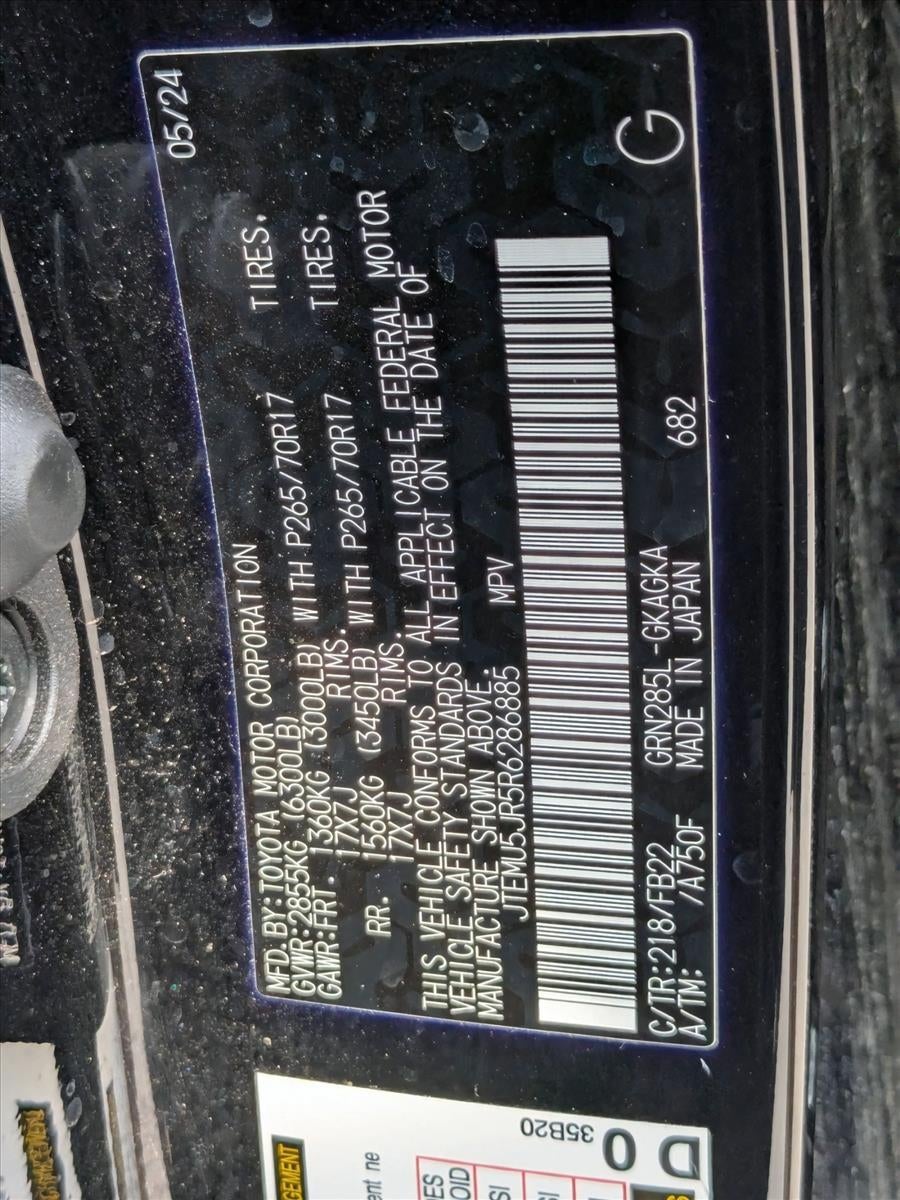 2024 Toyota 4Runner SR5 4WD (GS)