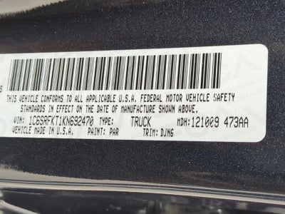 2019 RAM 1500 Longhorn 4x4 Crew Cab 5'7" Box