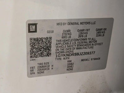 2018 Cadillac XT5 AWD 4dr Luxury