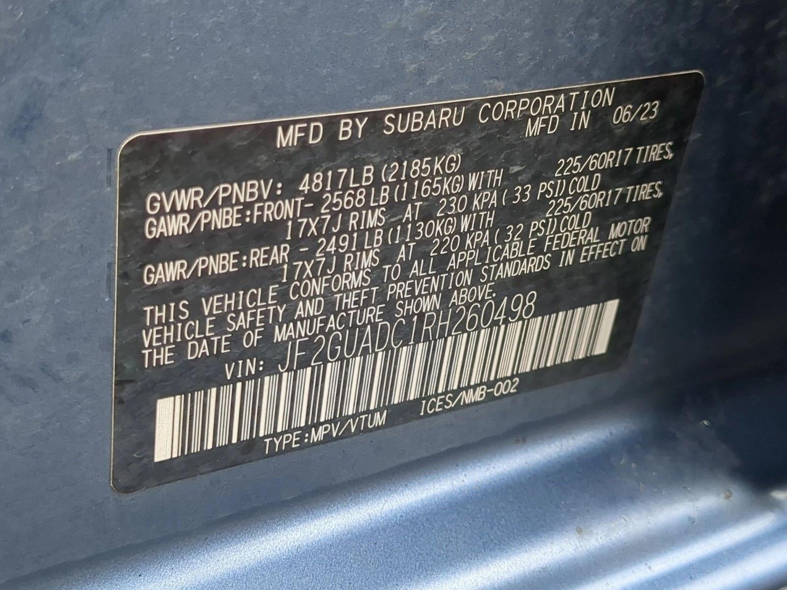 2024 Subaru Crosstrek Premium AWD