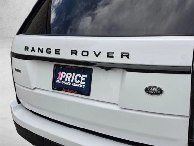 2019 Land Rover Range Rover V8 Supercharged SWB